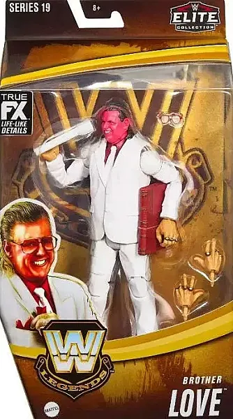 WWE ELITE COLLECTION LEGENDS ACTION FIGURE - BROTHER LOVE 15 CM